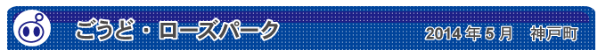 ごうど・ローズパーク　2014年5月　神戸町
